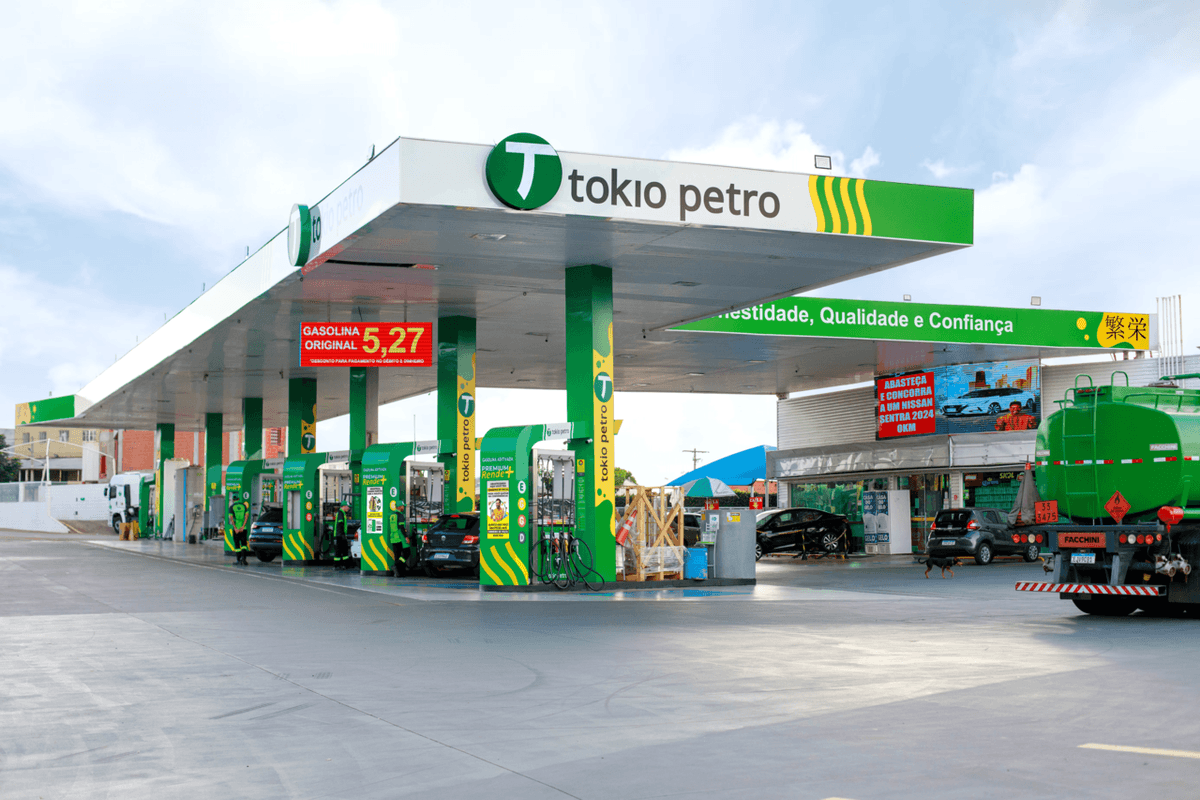 Tokio Petro Av. Campos Sales - Americana - Vista da estação de combustível